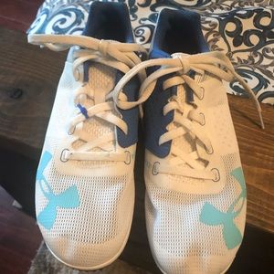 Underarmour track shoes with spikes